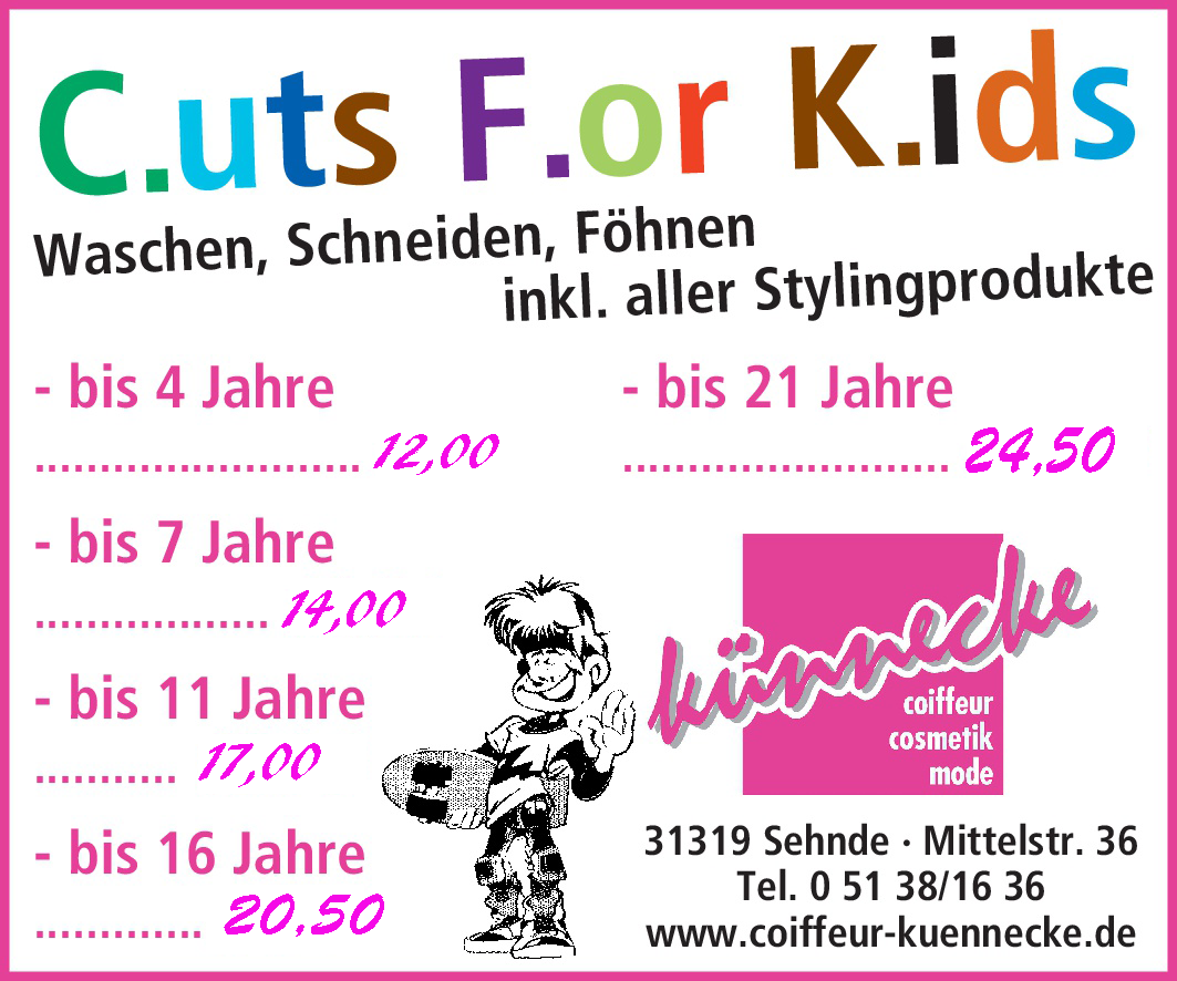 cuts for Kids