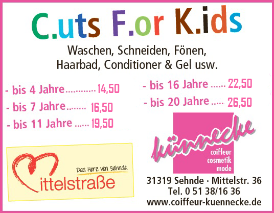 cuts for Kids